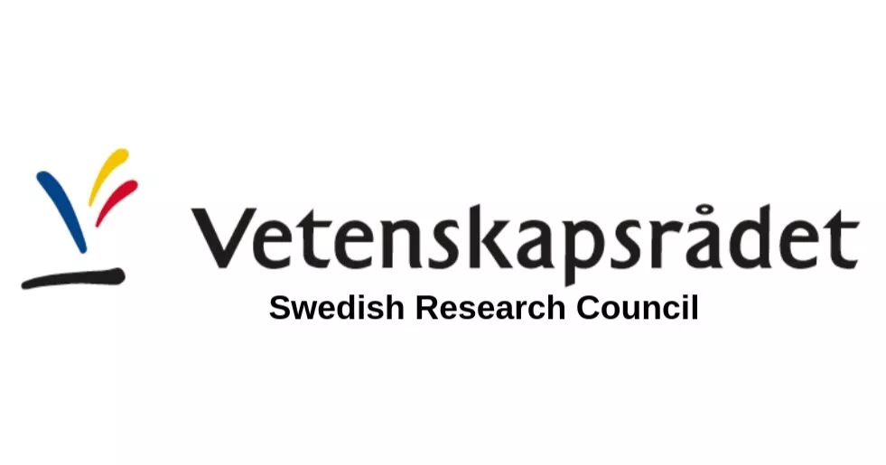 Swedish Research Council dual logo with both Swedish and English head.