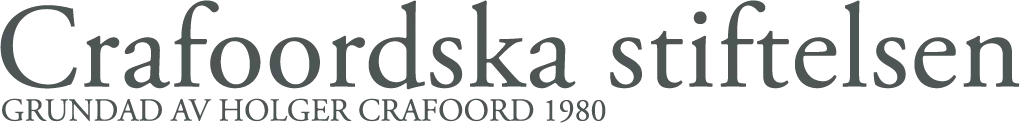 Logo for the Crafoordiska Stiftelsen.
